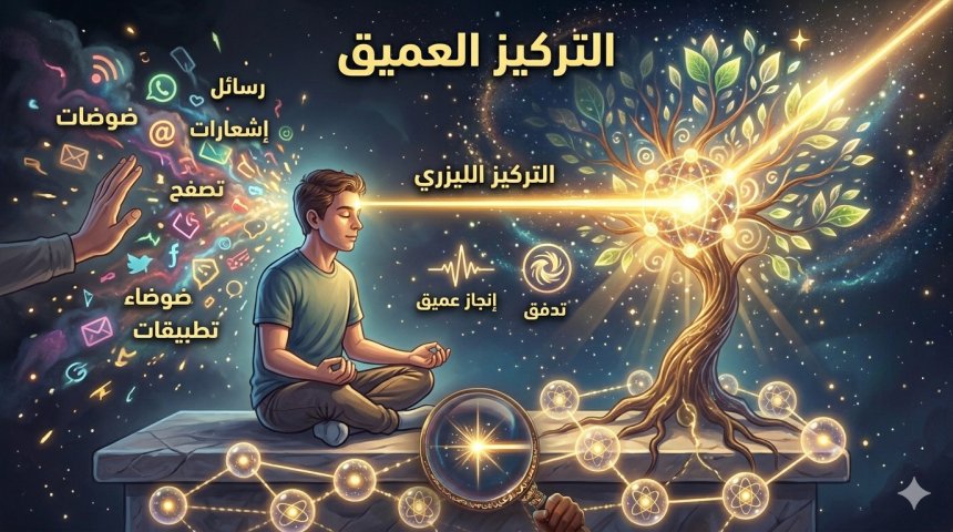التركيز العميق (Deep Work): كيف تستعيد ملكية عقلك؟